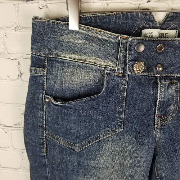 TRF ZARA | straight leg seam detail jeans - Picture 4 of 8